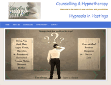 Tablet Screenshot of counsellingforpeaceofmind.co.uk